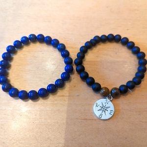 2 Natural Stone Bracelets